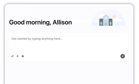 LinkedIn Recruiter Welcome UI