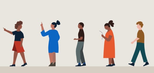 illustration of many people