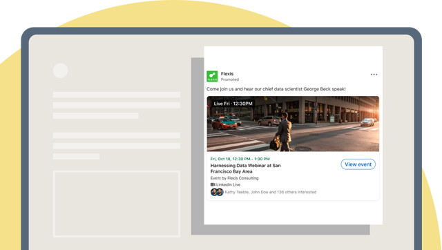 example of an event ad