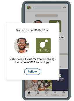 example of Dynamic Ads UI on a mobile device