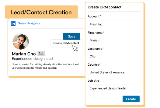 Product UI image representing CRM