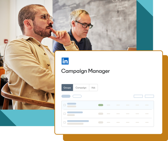 Image représentant l’outil publicitaire LinkedIn Campaign Manager