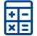 Icon of a calculator.
