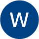 Icon of the letter 'W'.
