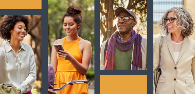 Illustration of two people on laptops facing each other