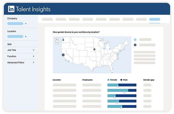 Illustrated UI of Talent Insights.