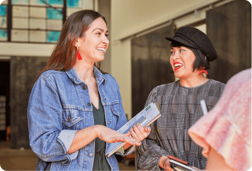 Image of people smiling